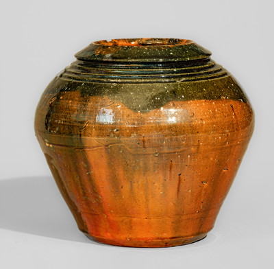 Scarce J.H. OWEN (Seagrove, NC) Art Pottery Vase, early 20th century