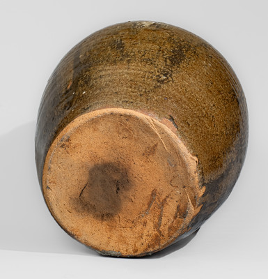 Fine Alkaline-Glazed Stoneware Jug attrib. Landrum Brick and Pottery, Columbia, SC, c1860