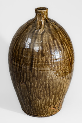 Four-Gallon J.G. (John Goodman, Lincoln County, NC) Double-Handled Stoneware Jug, third quarter 19th century