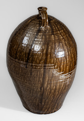 Catawba Valley, North Carolina Stoneware Jug w/ Alkaline Glaze, second half 19th century