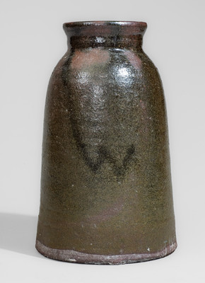 Very Rare (John Gilreath, Spartanburg, South Carolina) Stoneware Canning Jar, late 19th century