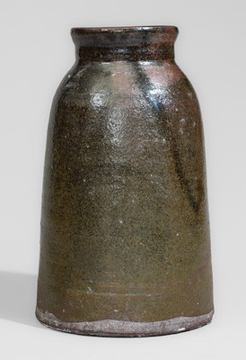 Very Rare (John Gilreath, Spartanburg, South Carolina) Stoneware Canning Jar, late 19th century
