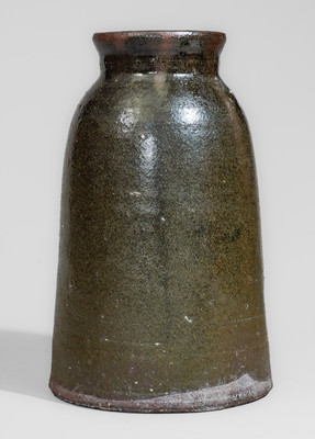 Very Rare (John Gilreath, Spartanburg, South Carolina) Stoneware Canning Jar, late 19th century