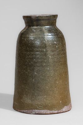 Very Rare (John Gilreath, Spartanburg, SC) Alkaline-Glazed Stoneware Canning Jar