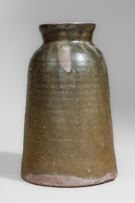 Very Rare (John Gilreath, Spartanburg, SC) Alkaline-Glazed Stoneware Canning Jar