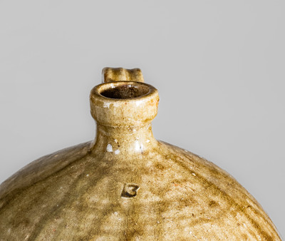 Three-Gallon Catawba Valley, North Carolina Alkaline-Glazed Stoneware Jug, third quarter 19th century