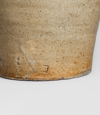 Stoneware Jar Stamped C, attrib. Pottersville Stoneware Manufactory, c1820s-1830s