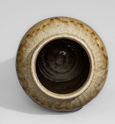 Stoneware Jar Stamped C, attrib. Pottersville Stoneware Manufactory, c1820s-1830s