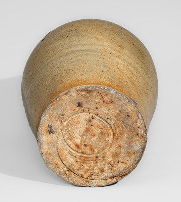 Stoneware Jar Stamped C, attrib. Pottersville Stoneware Manufactory, c1820s-1830s