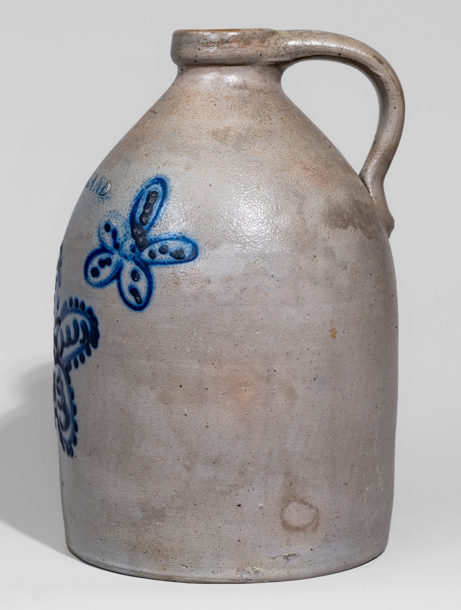 CORTLAND, New York Stoneware Jug, circa 1867-69 -- Lot 59