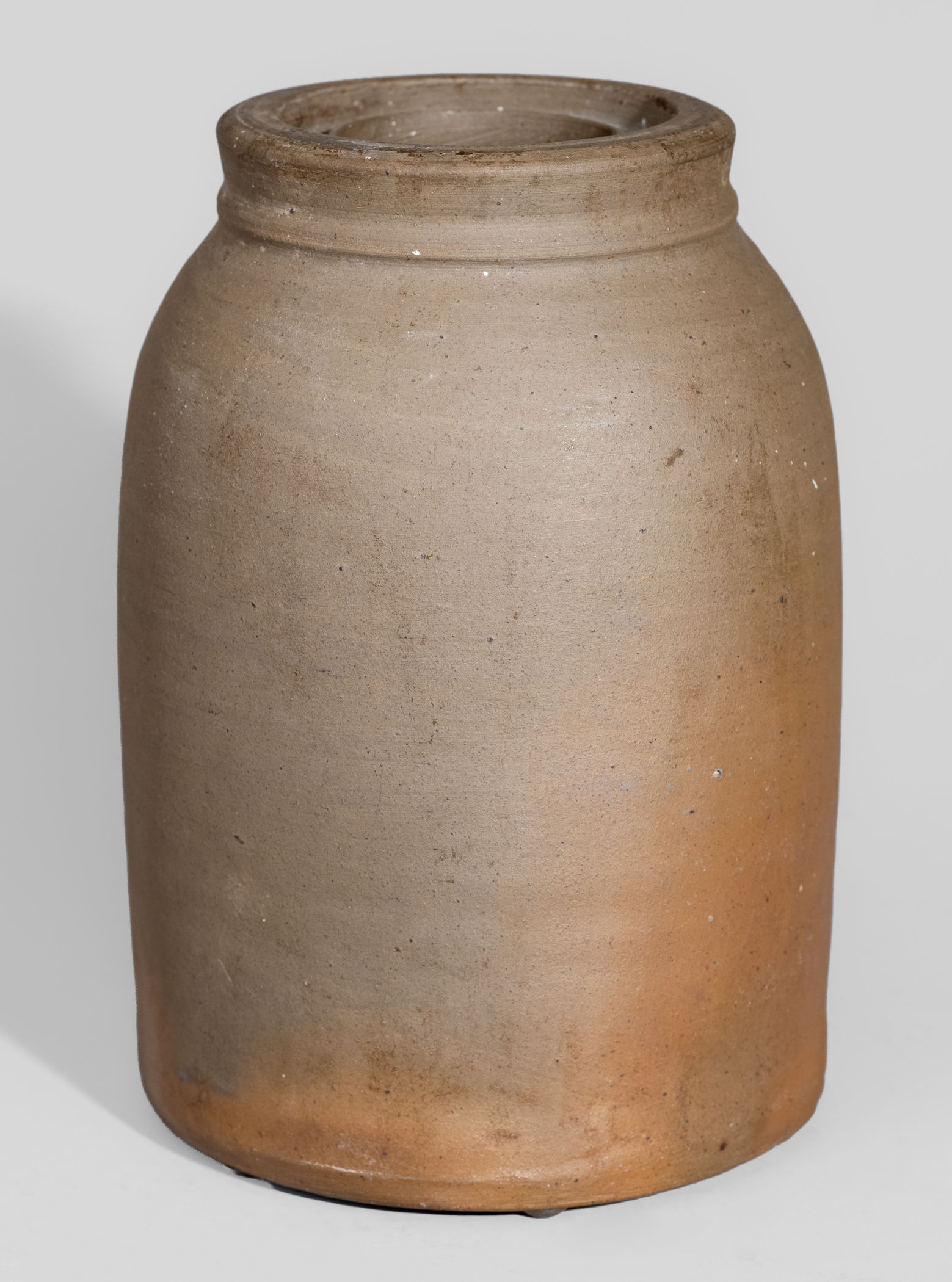MASTER CERAMICS マスターセラミックス　陶器 Rare S.C MILBURN / SDS, Alexandria, VA Stoneware Wax Sealer, c1860