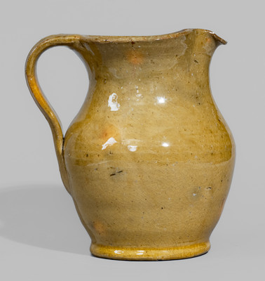 Glazed Redware Pitcher, possibly Greene County, Tennessee