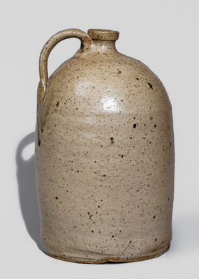 Attrib. Landrum-Stork Pottery, Columbia, SC Alkaline-Glazed Stoneware Jug, c1875