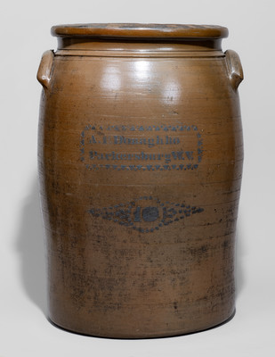 Ten-Gallon A.P. Donaghho / Parkersburg W.V. Stoneware Jar
