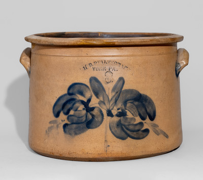 Rare Three-Gallon H B. PFALTZGRAFF / YORK, PA Stoneware Cake Crock