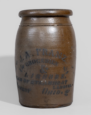 Western PA Stoneware Jar w/ 