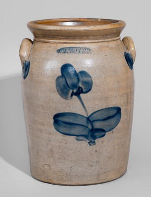 WM. MOYER, Harrisburg, Pennsylvania Stoneware Jar, c1858-61