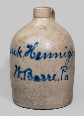 Wilkes-Barre, PA Advertising Jug, LEWIS JONES / PITTSTON, PA