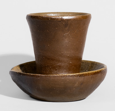 Scarce Diminutive Middle Tennessee Stoneware Flowerpot
