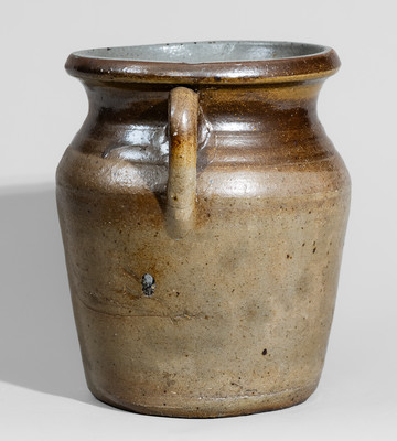 Middle Tennessee Open-Handled Stoneware Jar w/ Iron Decoration