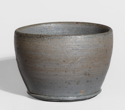 Small-Sized Southwestern Virginia Stoneware Bowl or Mortar, 19th century