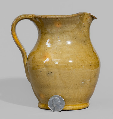 Glazed Redware Pitcher, possibly Greene County, Tennessee