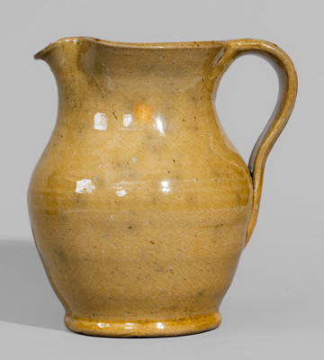 Glazed Redware Pitcher, possibly Greene County, Tennessee