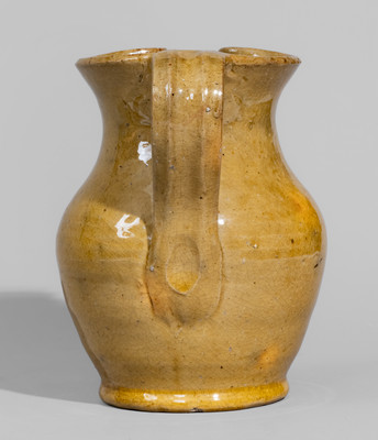 Glazed Redware Pitcher, possibly Greene County, Tennessee