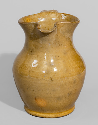 Glazed Redware Pitcher, possibly Greene County, Tennessee