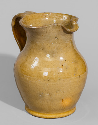 Glazed Redware Pitcher, possibly Greene County, Tennessee