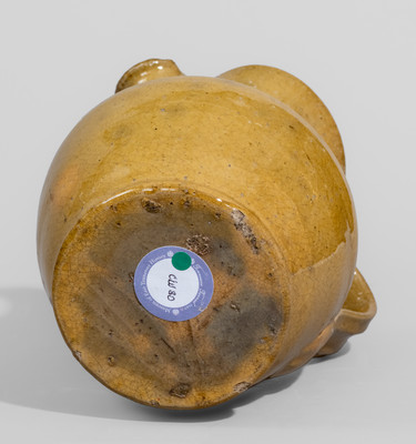 Glazed Redware Pitcher, possibly Greene County, Tennessee