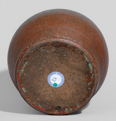 Attrib. Samuel Smith Pottery, Knox County, TN Salt-Glazed Stoneware Jar, c1820-30