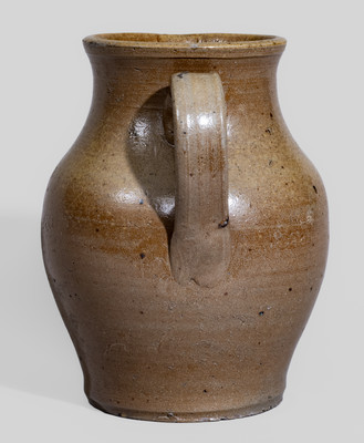 Small-Sized Salt-Glazed Stoneware Pitcher, attrib. Greene County, Tennessee
