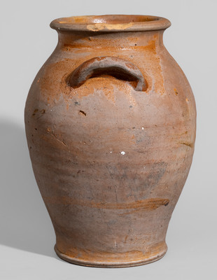 Glazed Redware Jar, probably Greene County, Tennessee