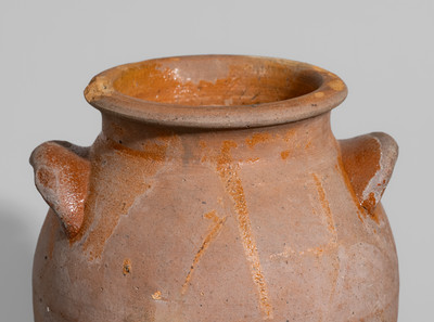 Glazed Redware Jar, probably Greene County, Tennessee