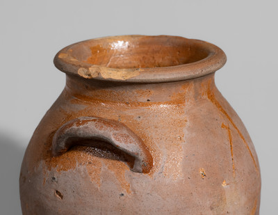 Glazed Redware Jar, probably Greene County, Tennessee