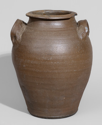 Greene County, Tennessee Salt-Glazed Stoneware Jar, c1850-70