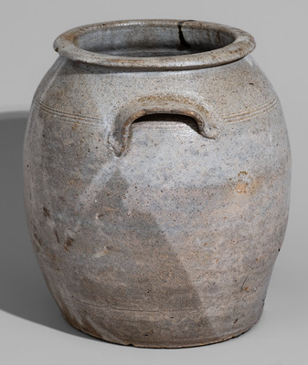 Attrib. John Wesley Carpenter, Piper's Gap, Carroll County, VA Stoneware Jar