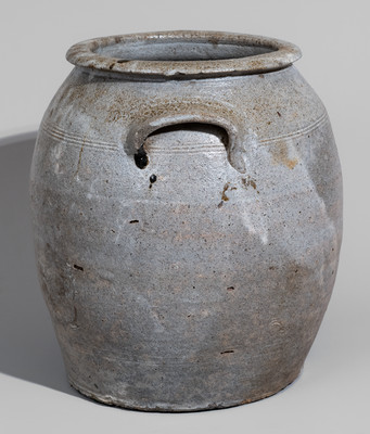 Attrib. John Wesley Carpenter, Piper's Gap, Carroll County, VA Stoneware Jar