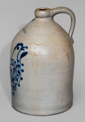 Two-Gallon N.A. WHITE & CO / BINGHAMTON, New York Stoneware Bird Jug