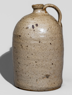 Attrib. Landrum-Stork Pottery, Columbia, SC Alkaline-Glazed Stoneware Jug, c1875
