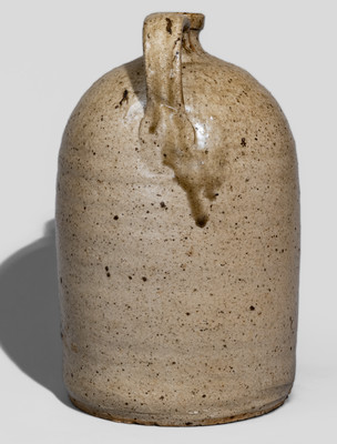 Attrib. Landrum-Stork Pottery, Columbia, SC Alkaline-Glazed Stoneware Jug, c1875