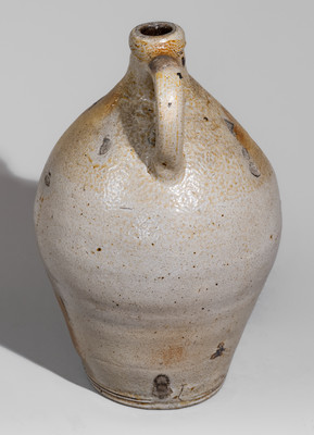 Iron-Decorated BOSTON (Frederick Carpenter, early 19th century) Stoneware Jug