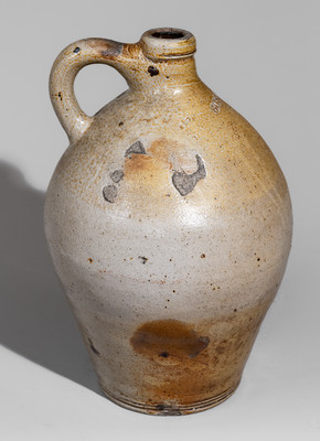 Iron-Decorated BOSTON (Frederick Carpenter, early 19th century) Stoneware Jug