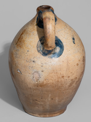 J. REMMEY / MANHATTAN-WELLS / NEW-YORK Cobalt-Decorated Stoneware Jug, early 19th century