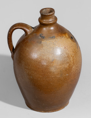 Very Rare Half-Gallon Stoneware Jug attrib. Richard Randolph Pottery, Four Mile Creek, Henrico County, VA