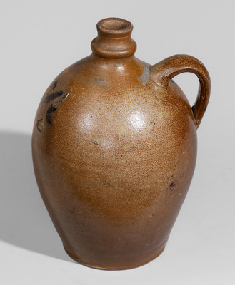 Very Rare Half-Gallon Stoneware Jug attrib. Richard Randolph Pottery, Four Mile Creek, Henrico County, VA