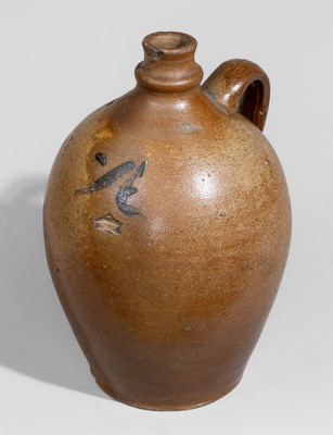 Very Rare Half-Gallon Stoneware Jug attrib. Richard Randolph Pottery, Four Mile Creek, Henrico County, VA