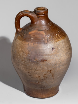Iron-Decorated BOSTON (Frederick Carpenter) Stoneware Jug, early 19th century