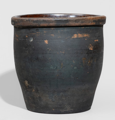 Extremely Rare Falling Spring, Franklin County, PA Redware Presentation Jar,